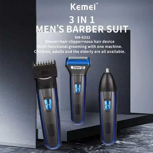 KEMEI km-6332 3 in 1 Hair Trimmer