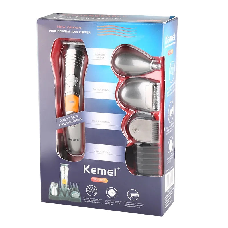 KEMEI KM-580A 7 in 1 Professional Hair Trimmer