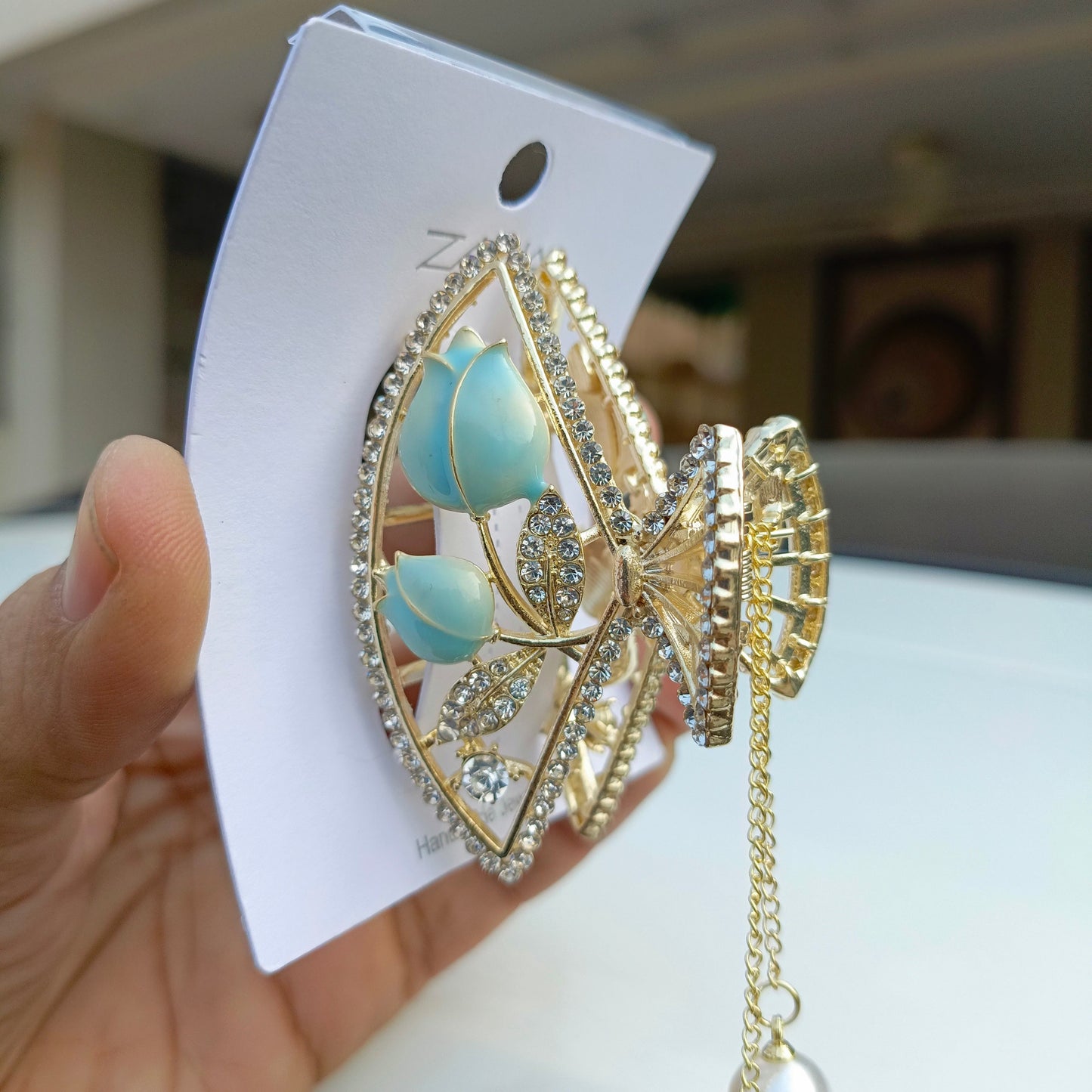 ZAYA BEAUTIFUL FLOWER HAIR CLIP