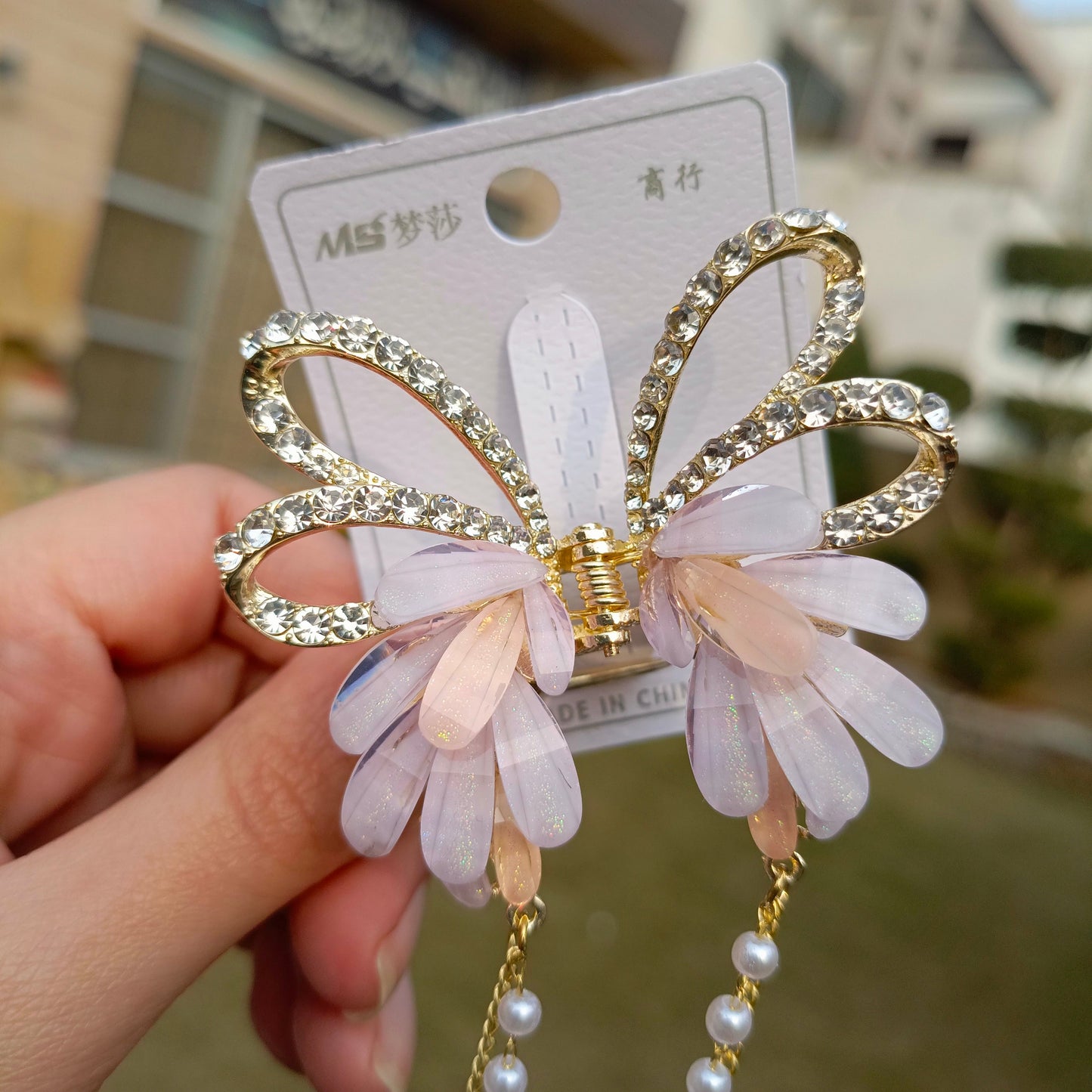 MS BOW DESIGN HAIR CLIP