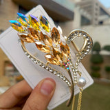 MS CRYSTLE STONE HAIR CLIP