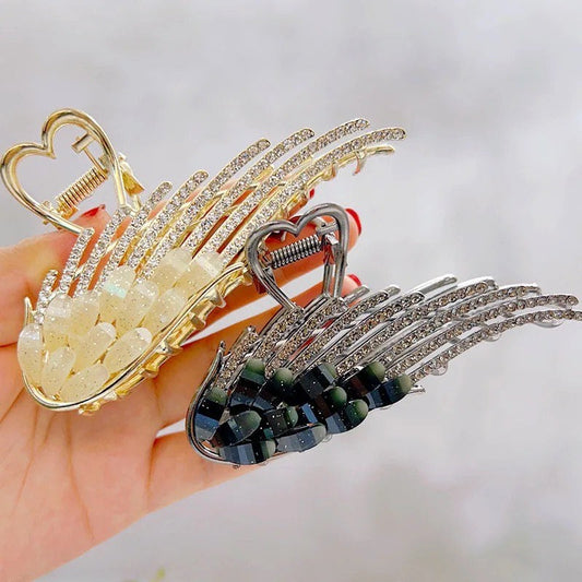DIAMOND ANGEL WINGS HAIR CLIP