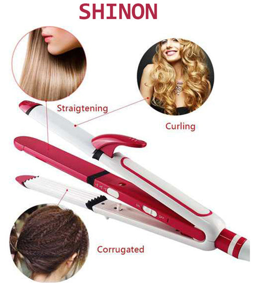 SHINON 3 IN 1 HAIR STRAIGHTENER