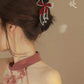 VELVET BOW LARGE HAIR CLIP