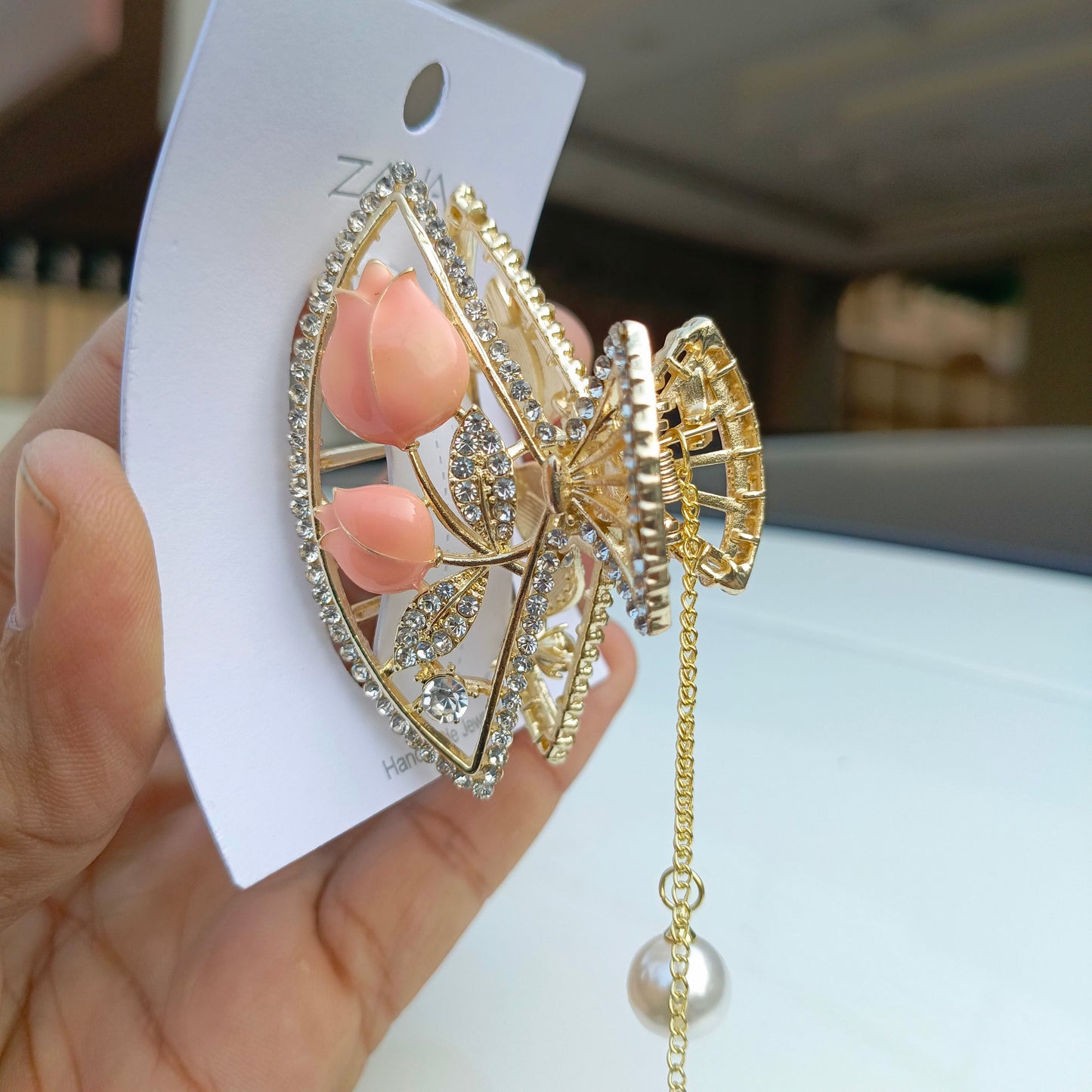 ZAYA BEAUTIFUL FLOWER HAIR CLIP