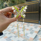 ZAYA GREEN BUTTERFLY FLOWER HAIR CLIP