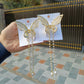 ZAYA PEARL & RHINESTONE BUTTERFLY HAIR CLIP