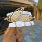 FENGY LEAF DESIGN BANANA HAIR CLIP