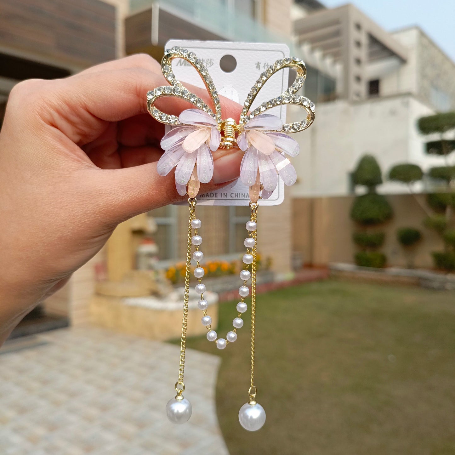 MS BOW DESIGN HAIR CLIP