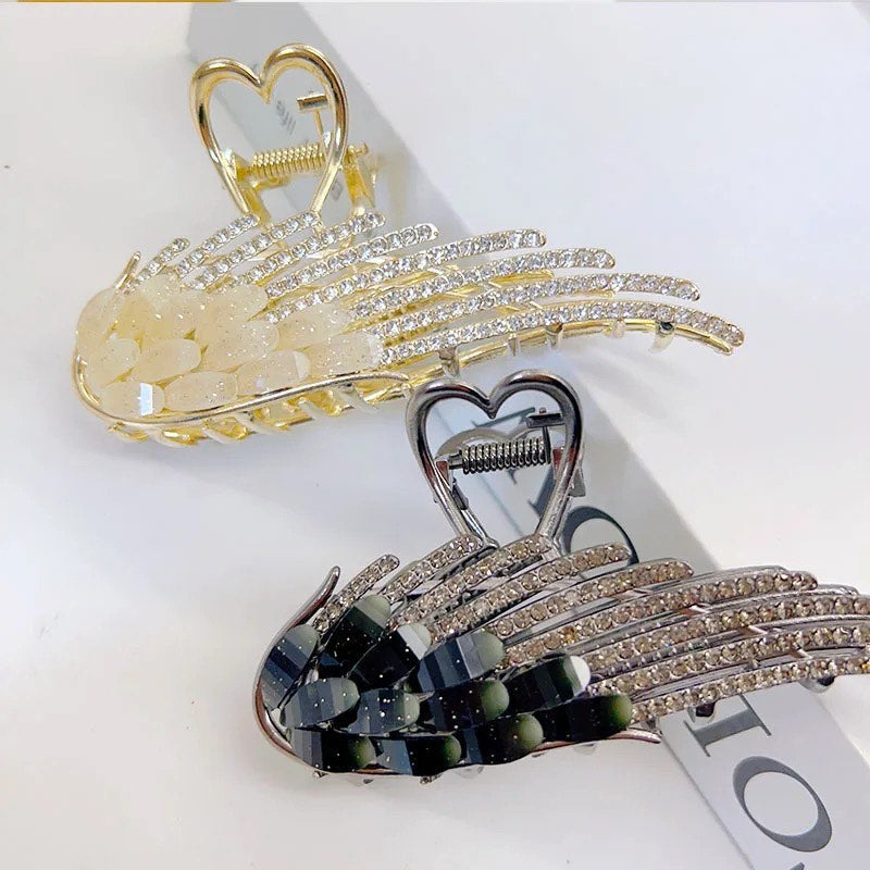 DIAMOND ANGEL WINGS HAIR CLIP
