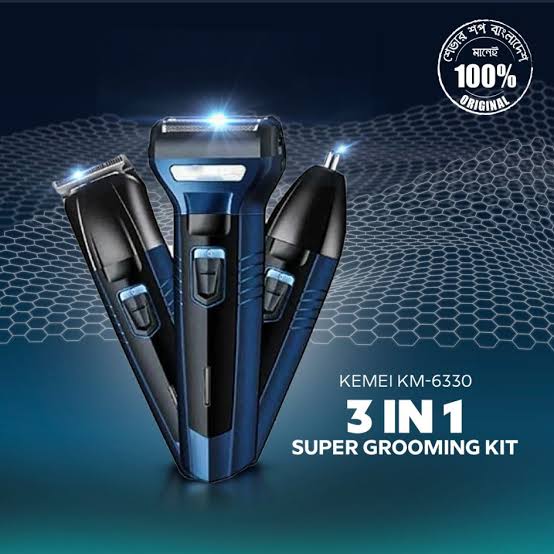 KEMEI km-6332 3 in 1 Hair Trimmer